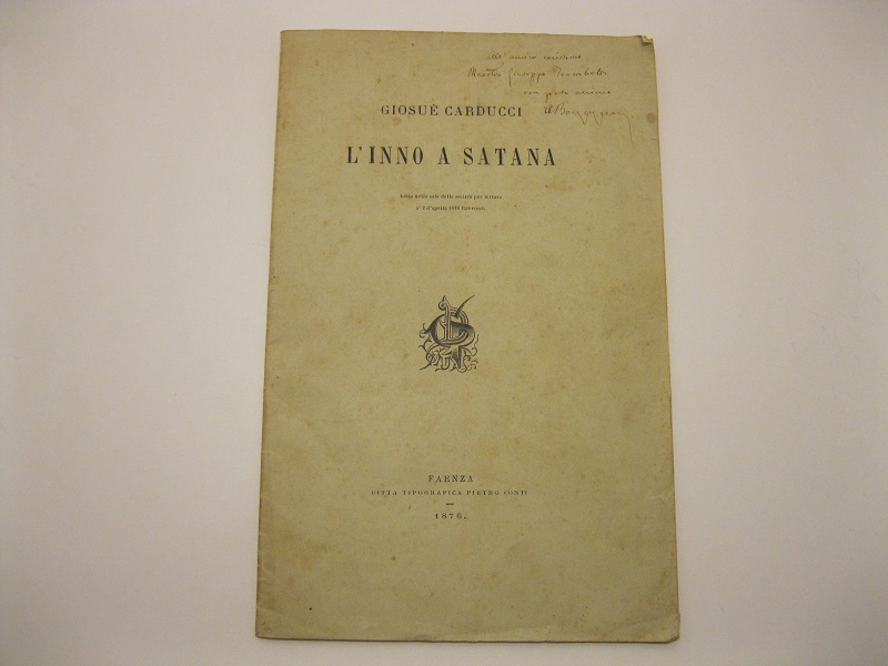 L'inno a Satana letto nella società per lettura a' 2 d'aprile 1876 Ravenna